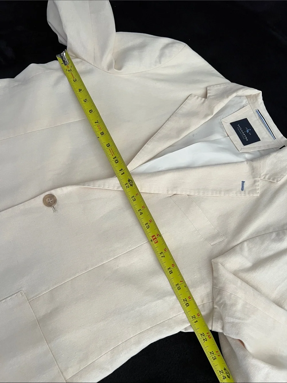 Linen & Cotton Light Cream Blazer